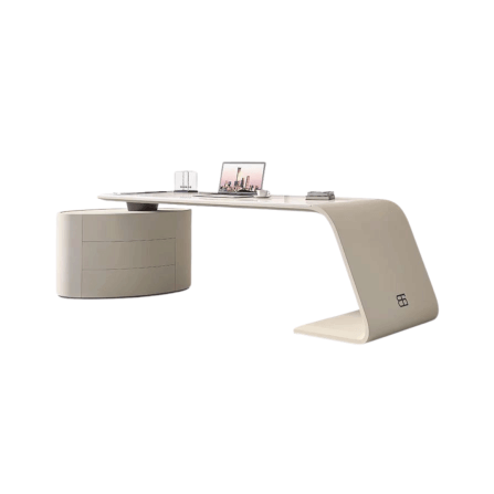 โต๊ะทำงาน MJhomedesigns TB812 สีขาว L200xW70xH75 cm_0